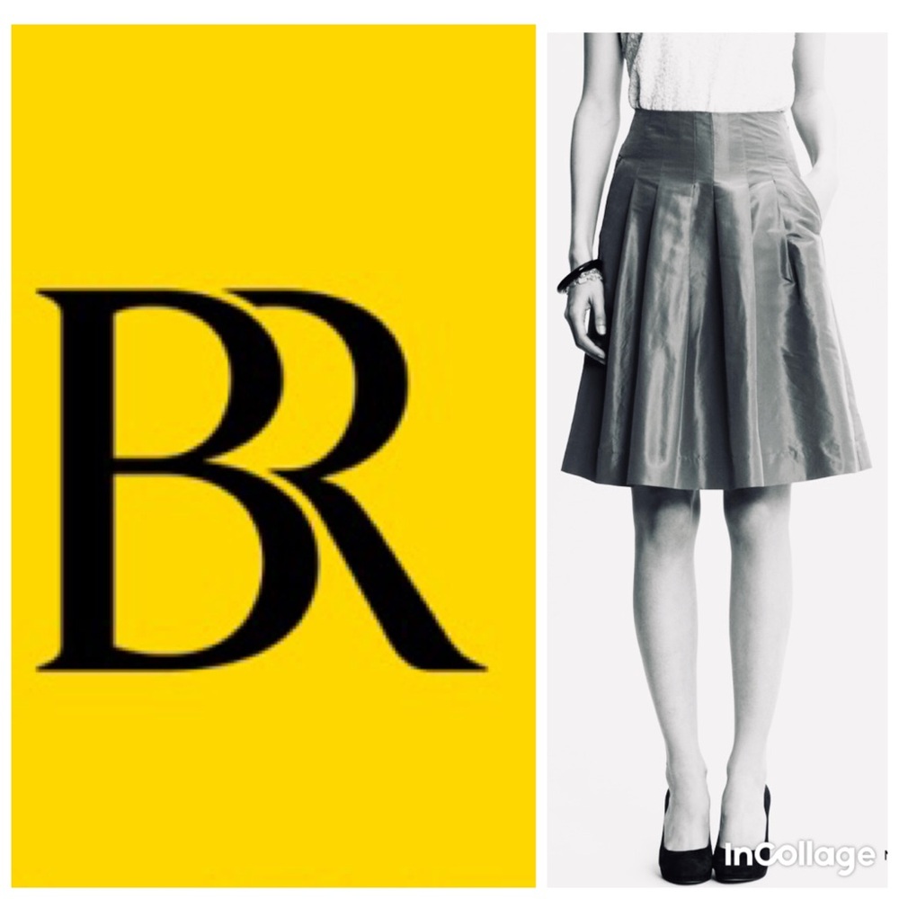 Banana Republic Vintage Silk Taffeta Skirt